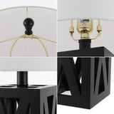 Stewart 21.5" Wood LED Table Lamp