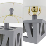 Stewart 21.5" Wood LED Table Lamp