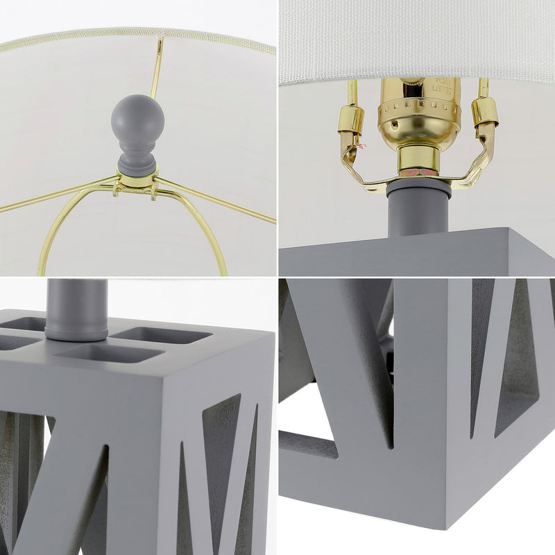 Stewart 21.5" Wood LED Table Lamp