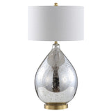Sasha 30.75" Glass/Metal LED Table Lamp - JONATHAN Y