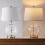 Rae 26.5" Glass/Metal LED Table Lamp