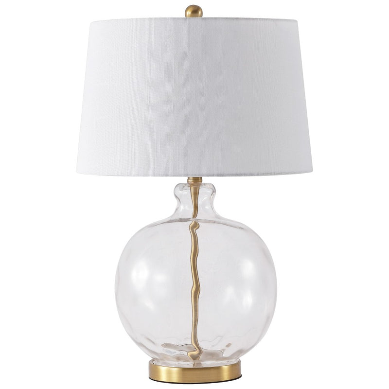 Rae 26.5" Glass/Metal LED Table Lamp