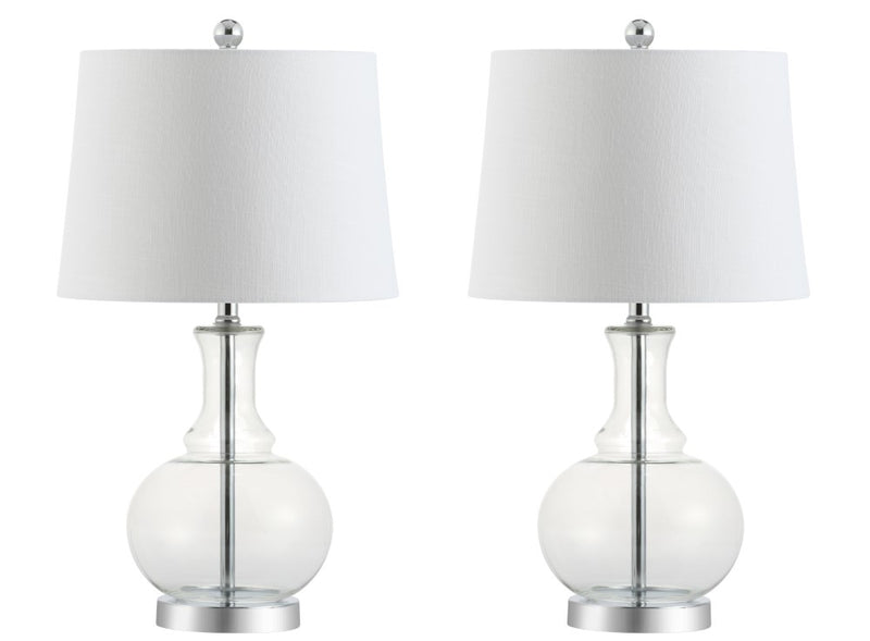 Lavelle 25" Glass LED Table Lamp - JONATHAN Y