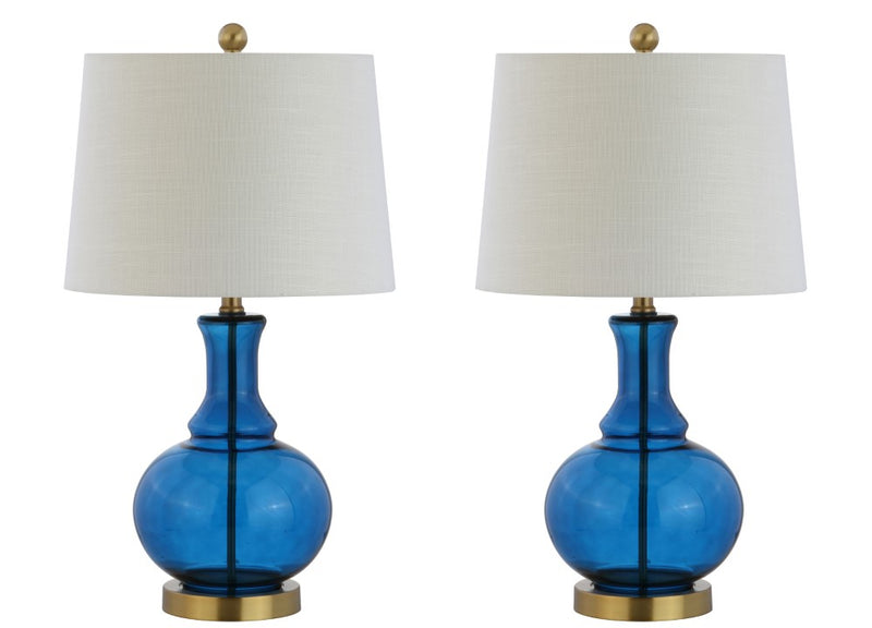 Lavelle 25" Glass LED Table Lamp - JONATHAN Y