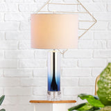Edward 27" Glass/Crystal LED Table Lamp - JONATHAN Y
