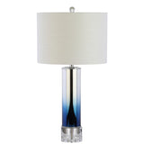 Edward 27" Glass/Crystal LED Table Lamp - JONATHAN Y