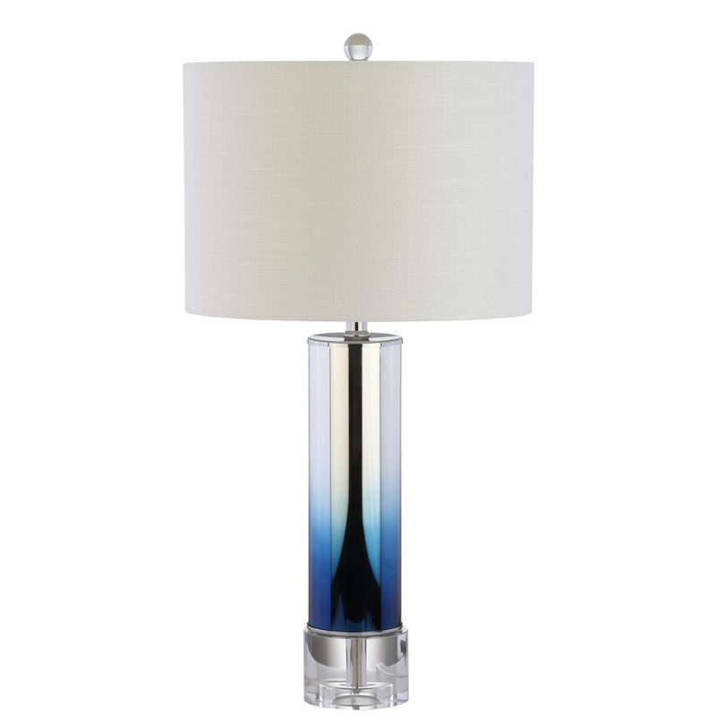 Edward 27" Glass/Crystal LED Table Lamp - JONATHAN Y