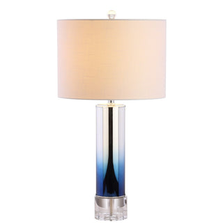 Edward 27" Glass/Crystal LED Table Lamp - JONATHAN Y