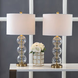 Bella 27" Glass Triple Sphere LED Table Lamp - JONATHAN Y
