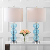 Bella 27" Glass Triple Sphere LED Table Lamp - JONATHAN Y