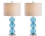 Bella 27" Glass Triple Sphere LED Table Lamp - JONATHAN Y