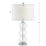 Bella 27" Glass Triple Sphere LED Table Lamp Set 2