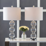 Bella 27" Glass Triple Sphere LED Table Lamp - JONATHAN Y