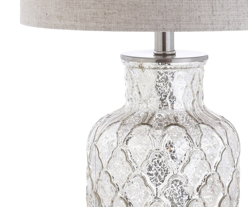 Alvord 24.5" LED Glass Table Lamp Set 2