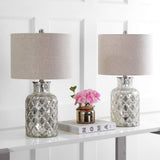 Alvord 24.5" LED Glass Table Lamp Set 2