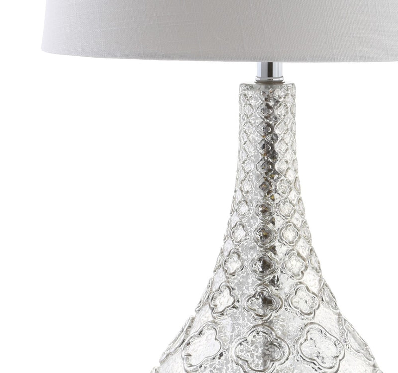 Darren 25.5" Glass LED Table Lamp - JONATHAN Y