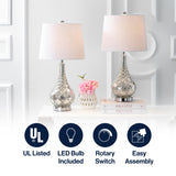 Darren 25.5" Glass LED Table Lamp Set 2