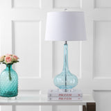 Bette 28.5" Glass Teardrop LED Table Lamp Set 2