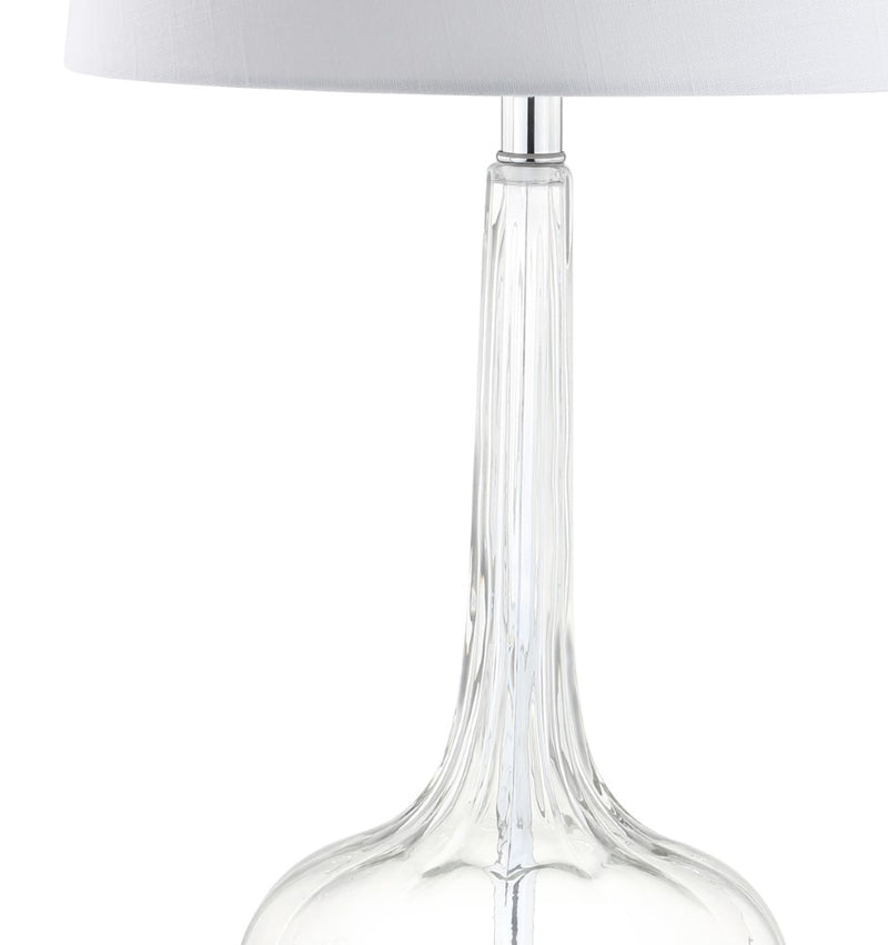 Bette 28.5" Glass Teardrop LED Table Lamp Set 2