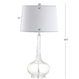 Bette 28.5" Glass Teardrop LED Table Lamp Set 2