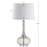 Bette 28.5" Glass Teardrop LED Table Lamp Set 2