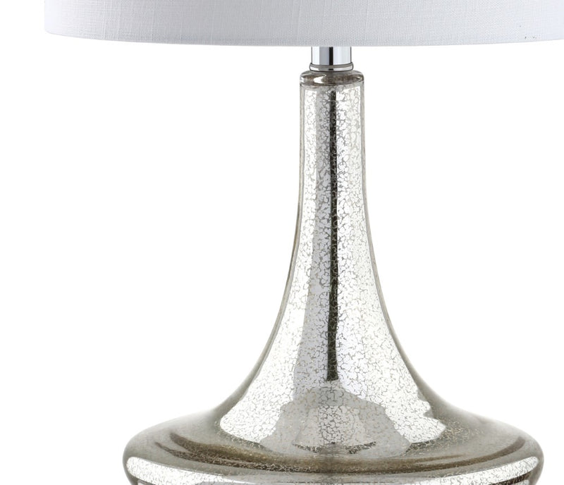 Cecile 25.5" Glass Teardrop LED Table Lamp - JONATHAN Y