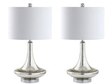 Cecile 25.5" Glass Teardrop LED Table Lamp - JONATHAN Y