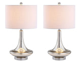 Cecile 25.5" Glass Teardrop LED Table Lamp - JONATHAN Y