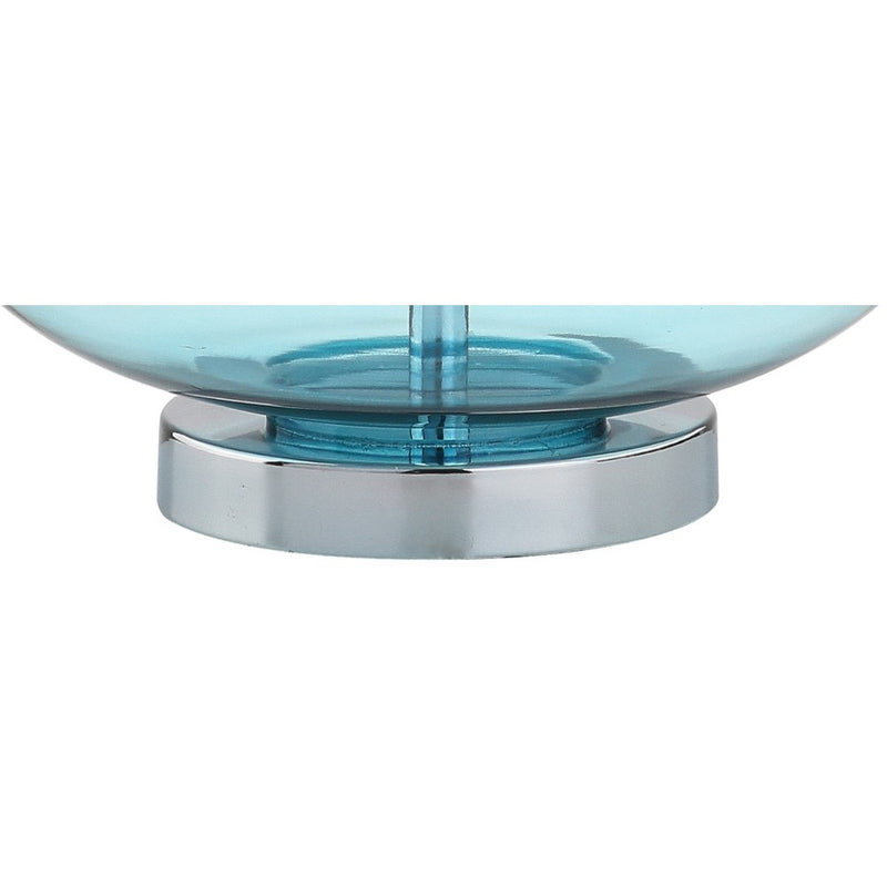 Cecile 25.5" Glass Teardrop LED Table Lamp - JONATHAN Y