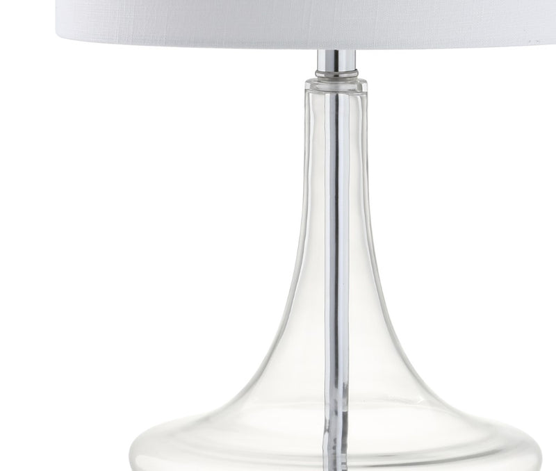 Cecile 25.5" Glass Teardrop LED Table Lamp - JONATHAN Y