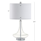 Cecile 25.5" Glass Teardrop LED Table Lamp - JONATHAN Y