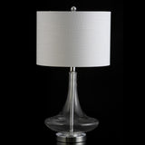 Cecile 25.5" Glass Teardrop LED Table Lamp - JONATHAN Y