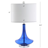 Cecile 25.5" Glass Teardrop LED Table Lamp - JONATHAN Y