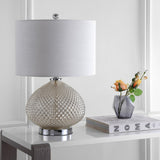 Ames 22.5" LED Glass Table Lamp - JONATHAN Y