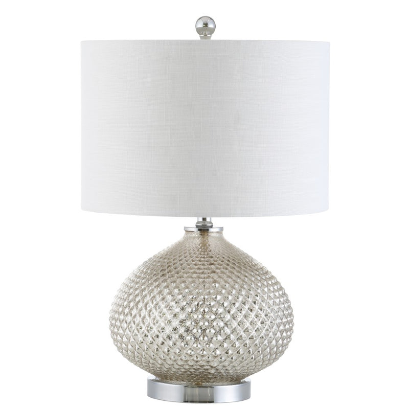 Ames 22.5" LED Glass Table Lamp - JONATHAN Y