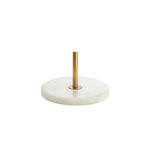Diamante 61.5" Modern Gilt Metal with Marble Based LED Floor Lamp - JONATHAN Y