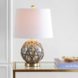 Andrews 21.5" LED Glass/Rope Table Lamp - JONATHAN Y