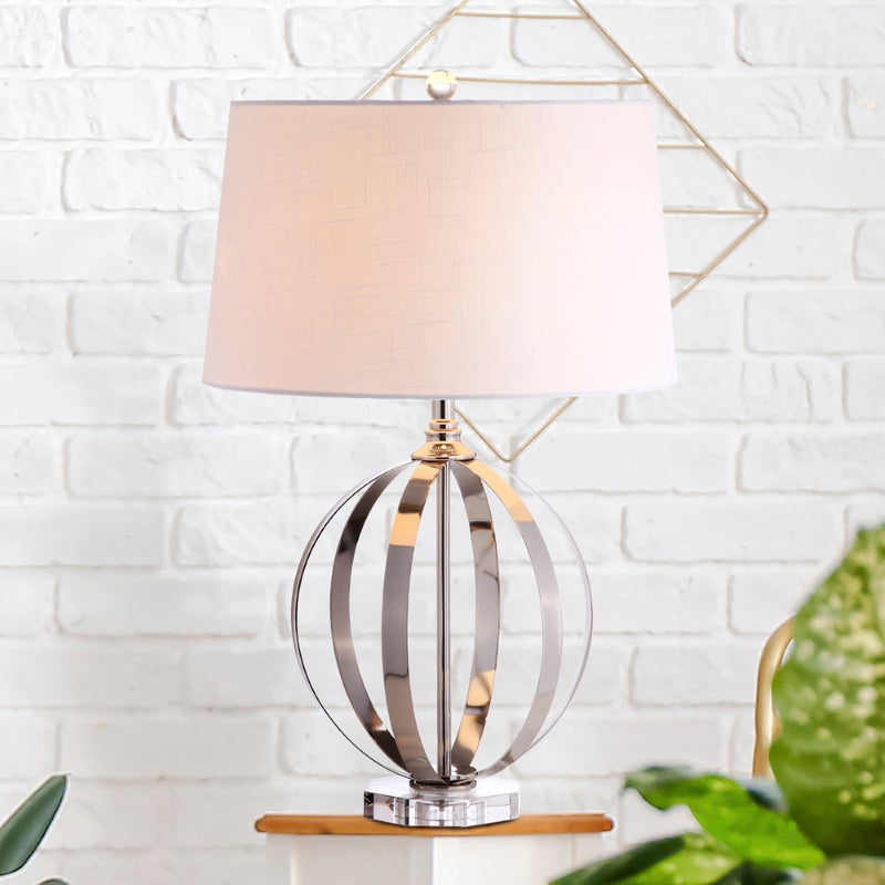 Logan 26" Metal Orb LED Table Lamp - JONATHAN Y