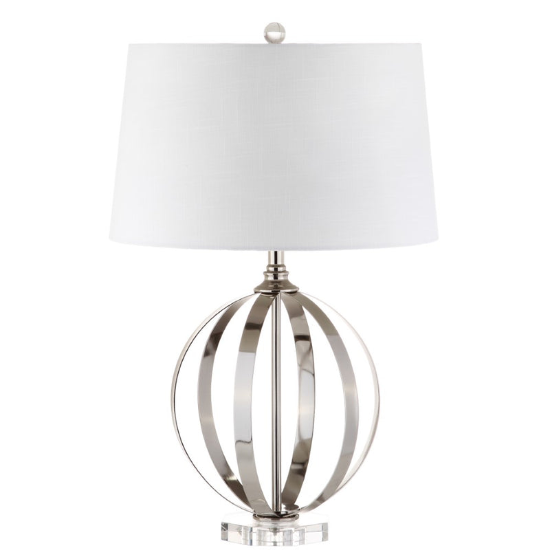Logan 26" Metal Orb LED Table Lamp - JONATHAN Y