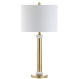 Gregory 27" Metal/Marble LED Table Lamp - JONATHAN Y