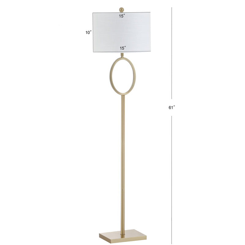 April 61" Metal LED Floor Lamp
