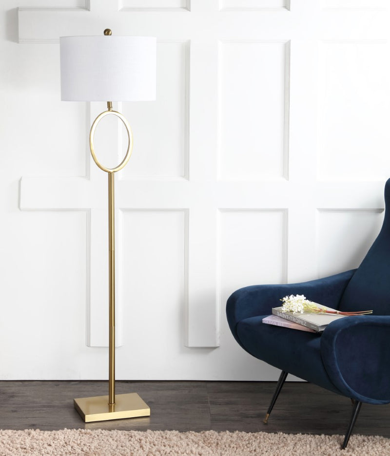 April 61" Metal LED Floor Lamp