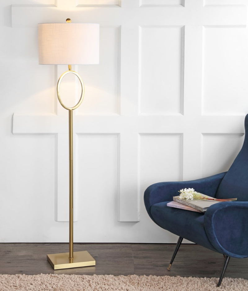 April 61" Metal LED Floor Lamp