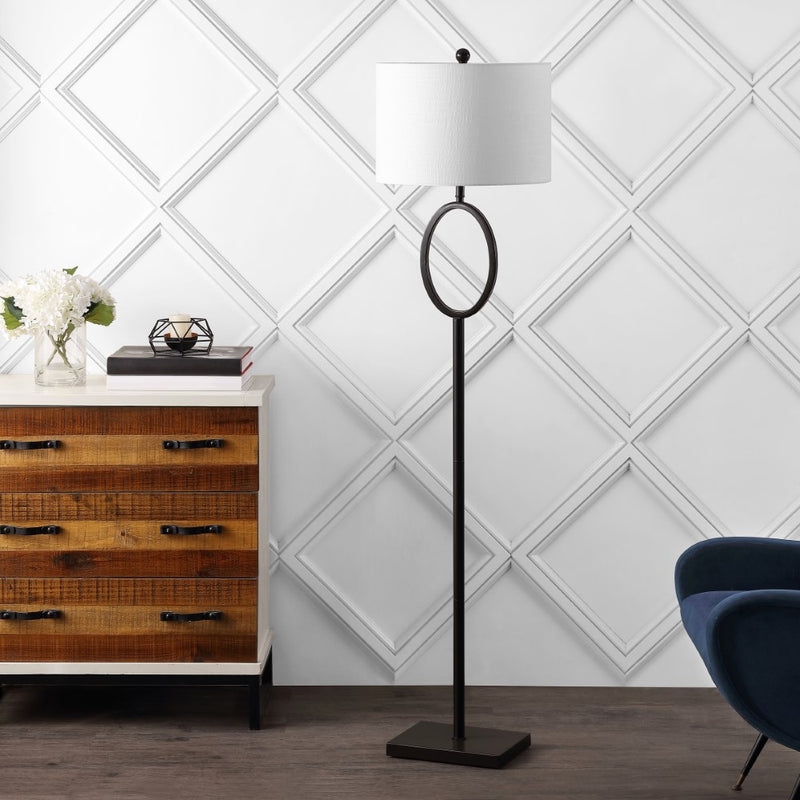 April 61" Metal LED Floor Lamp
