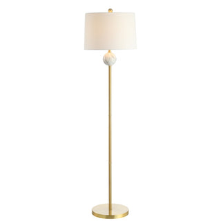 Vaughn 60" Modern Metal/Resin LED Floor Lamp - JONATHAN Y