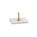 Haines 60" Modern Circle Marble/Metal LED Floor Lamp - JONATHAN Y