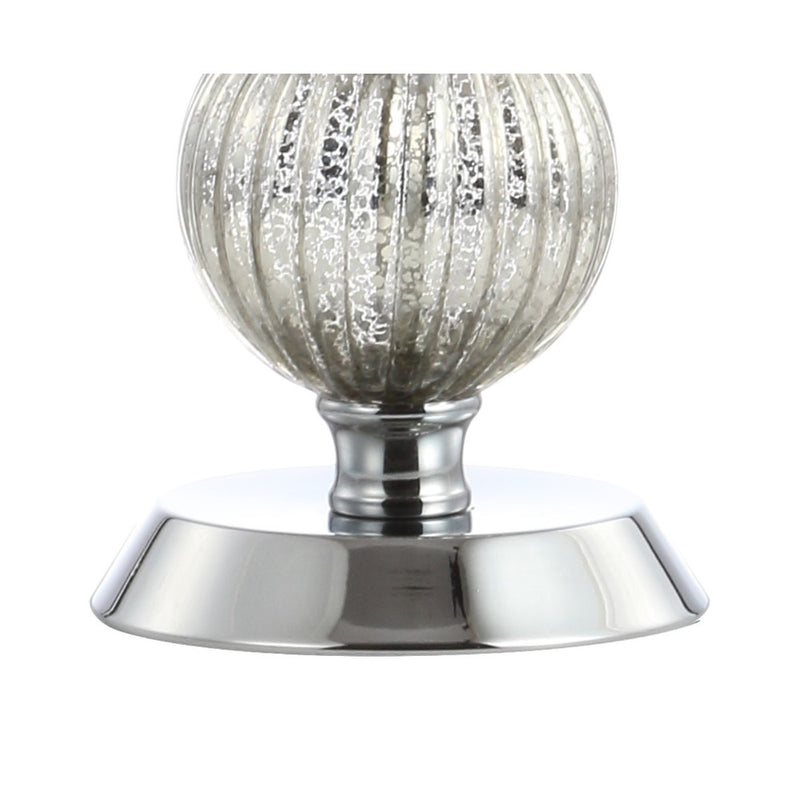 Rita 30.5" Silvered Orbs Glass/Metal LED Table Lamp - JONATHAN Y