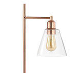 Lorena 22.25" Modern Glam Metal/Marble LED Table Lamp - JONATHAN Y