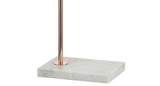 Lorena 55" Modern Glam Metal/Marble LED Floor Lamp - JONATHAN Y