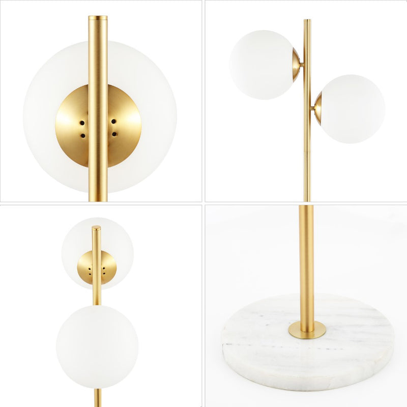 Oscar 60.5" Modern Parisian Candlestick Iron LED Floor Lamp - JONATHAN Y